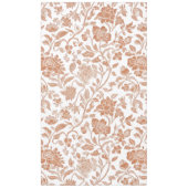 Floral Terracotta Toile Pattern Tafelkleed (Voorkant)
