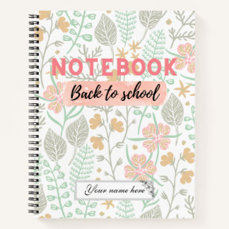 Floral Terug naar het Notitieboek van de School