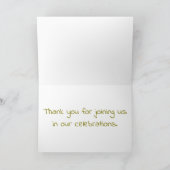 Floral Thank You Card Bedankkaart (Binnen)