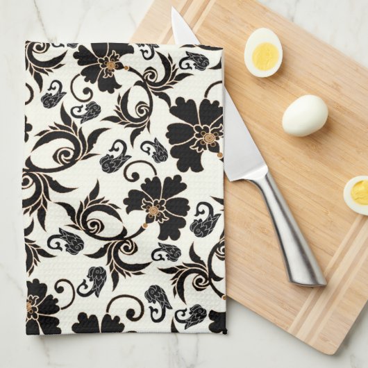 Floral Theedoek (Quarter Fold)