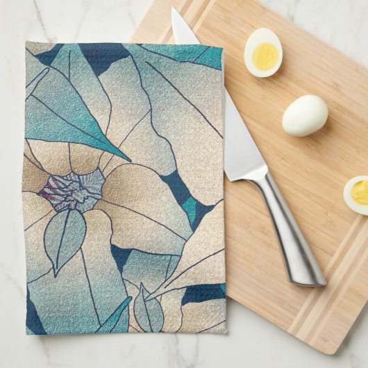 Floral Theedoek (Quarter Fold)