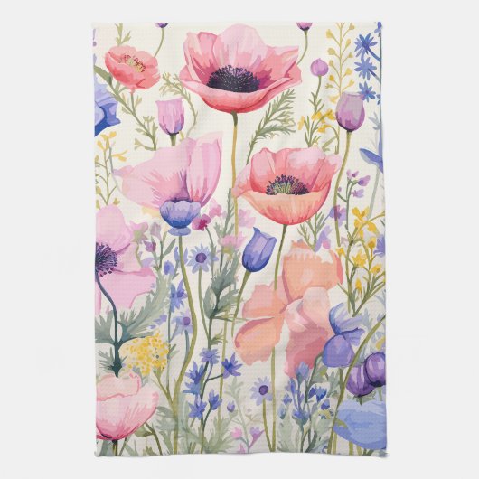 Floral Theedoek (Verticaal)