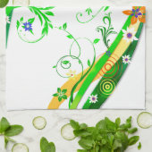 Floral Theedoek (Gevouwen)