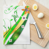 Floral Theedoek (Quarter Fold)