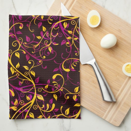 Floral Theedoek (Quarter Fold)