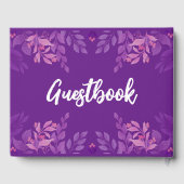 Floral Theme Gastenboek (Achterkant)