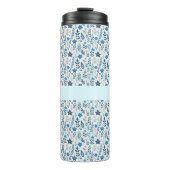 Floral Thermal Glass Thermosbeker (Voorkant)