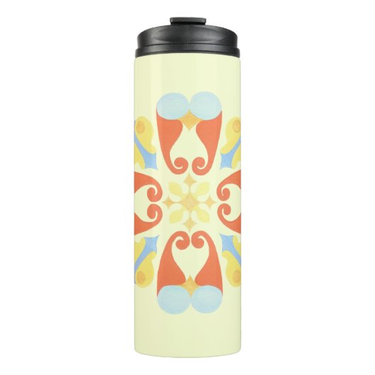 Floral Thermal Tumbler Thermosbeker (Voorkant)
