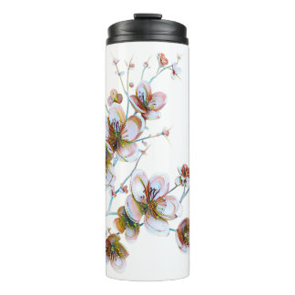 Floral thermale tumbler thermosbeker