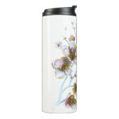 Floral thermale tumbler thermosbeker (Gedraaid links)