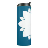 floral thermosbeker (Gedraaid links)