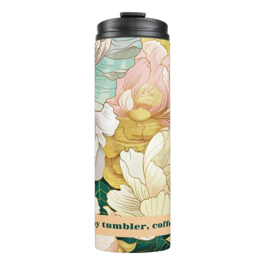 Floral Thermosbeker (Voorkant)