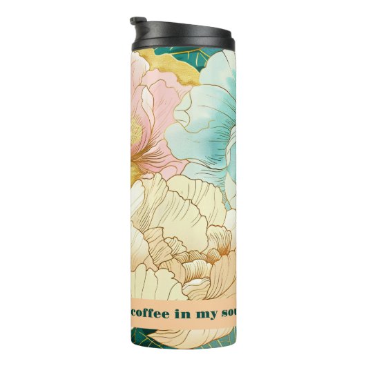 Floral Thermosbeker (Geroteerd rechts)