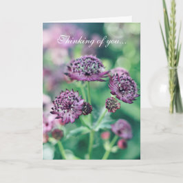 Floral Thinking of You Card Kaart