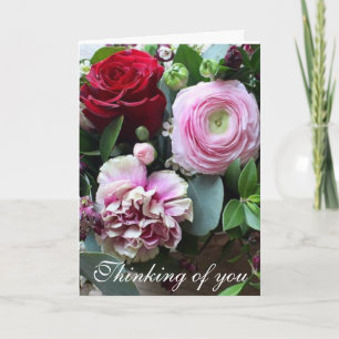 Floral Thinking of You Kaart