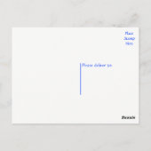 Floral Thinking of You White Daisy Flower - Hallo Briefkaart (Achterkant)