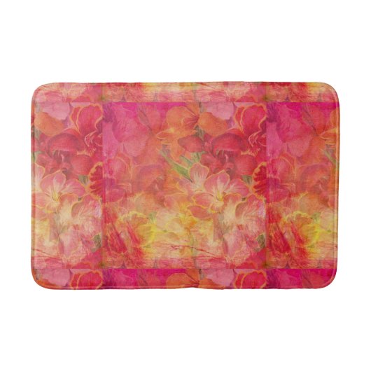Floral Thmed Bath Mat (Voorkant)