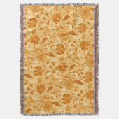 Floral Throw Blanket Deken (Voorkant Verticaal)