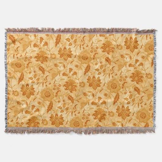 Floral Throw Blanket Deken (Voorkant)
