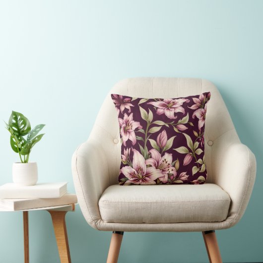 Floral Throw Pillow Kussen (Stoel)