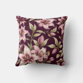 Floral Throw Pillow Kussen (Achterkant)