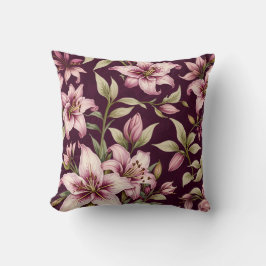 Floral Throw Pillow Kussen