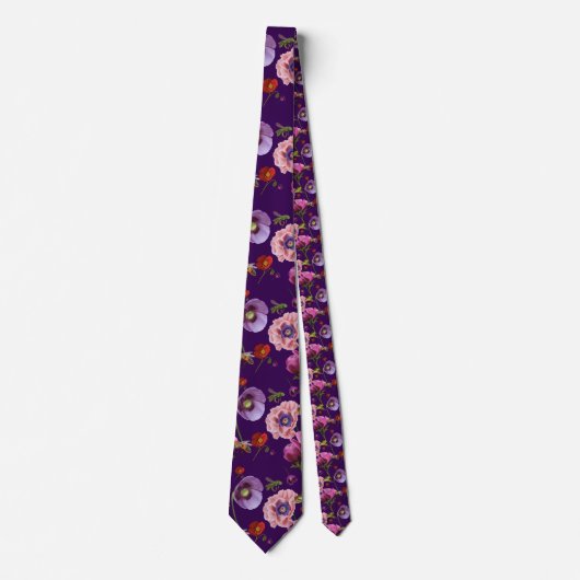 Floral tie stropdas (Voorkant)