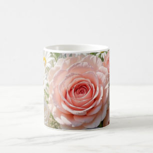 Floral Tijdloze elegantie ontmoet gefluisterde rom Koffiemok