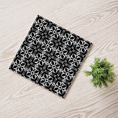 Floral Tile zwart-wit Tegeltje