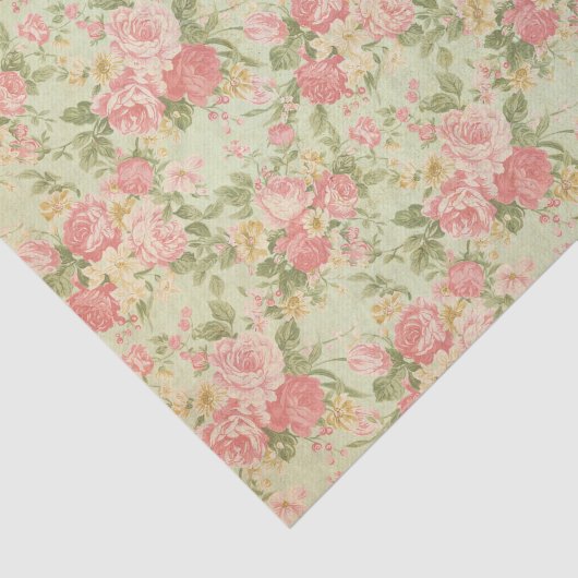  Floral Tissuepapier (Detail)