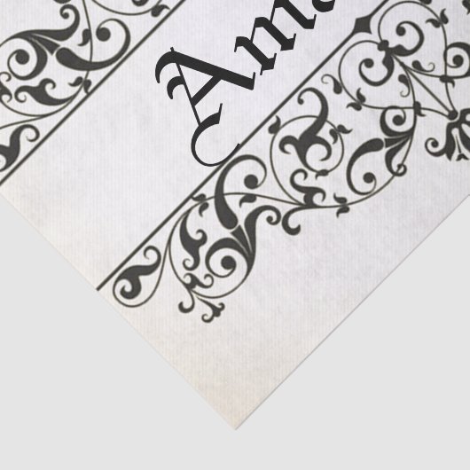  Floral Tissuepapier (Detail)