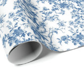 Floral Toile Elegance Cadeaupapier (Rol Hoek)