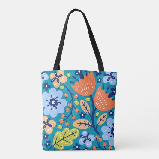 Floral Tote Bag (Achterkant)