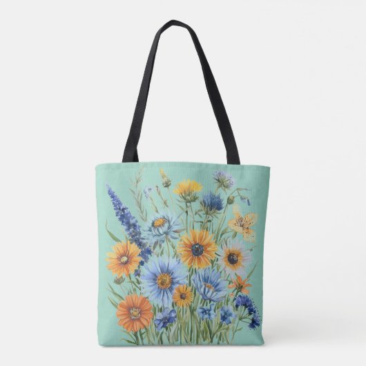 Floral Tote Bag (Achterkant)