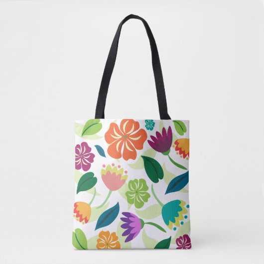 Floral Tote Bag (Voorkant)