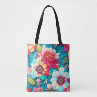 Floral Tote Bag