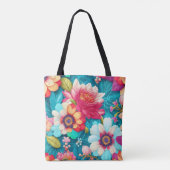 Floral Tote Bag (Achterkant)