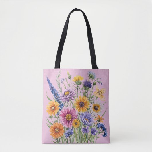 Floral Tote Bag (Voorkant)
