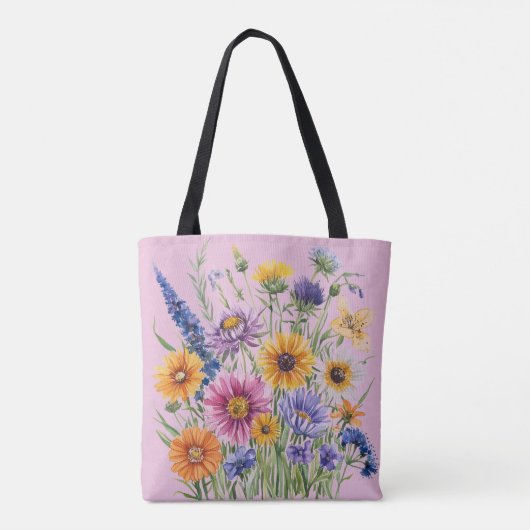 Floral Tote Bag (Achterkant)