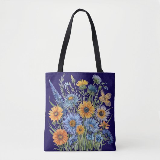Floral Tote Bag (Voorkant)