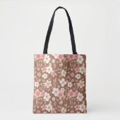 Floral Tote Bag - Over The Shoulder (Voorkant)