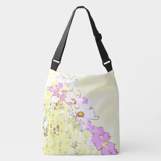 Floral Tote Crossbody Tas (Voorkant)