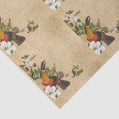 Floral Toucan Tissuepapier (Detail)
