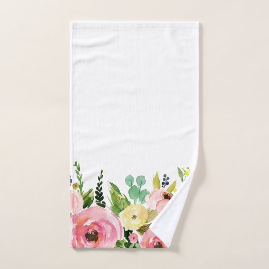 Floral Towel Bad Handdoek (Handdoek)