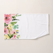 Floral Towel Bad Handdoek (Handdoek)