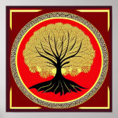 Floral Tree of Life Poster (Voorkant)