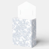 Floral Trellis Gray - White Bedankdoosjes (Geopend)