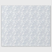 Floral Trellis Gray - White Cadeaupapier (Vlak)