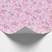 Floral Trendy Elegant Modern Cadeaupapier (Hoek)