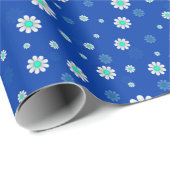 Floral Trendy Elegant Modern Wrapping Paper Cadeaupapier (Rol Hoek)